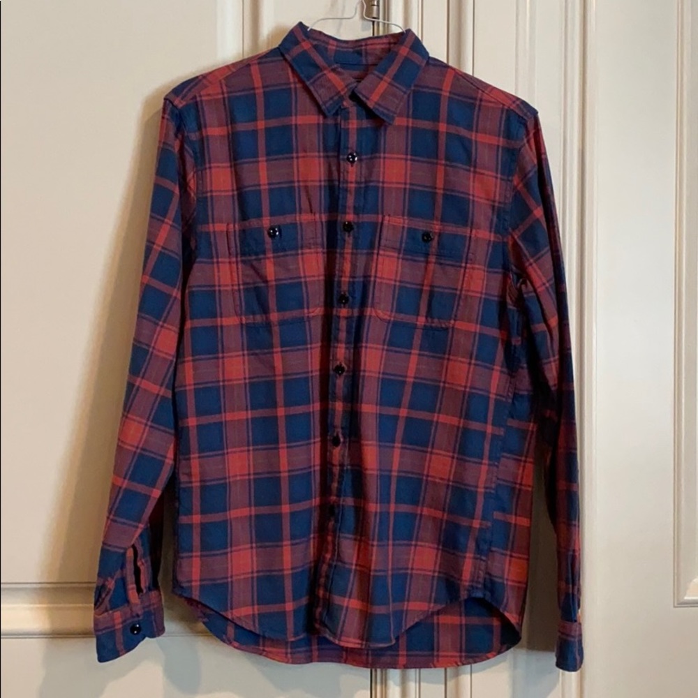 J. Crew plaid button down